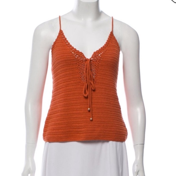 Intermix Crochet Top Size M - Picture 5 of 7